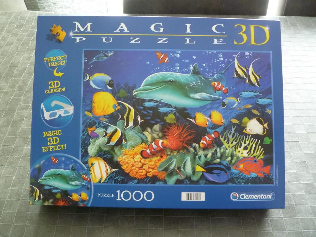 Puzzel Magic 3D, Ophalen, 500 t/m 1500 stukjes, Zo goed als nieuw, Legpuzzel
