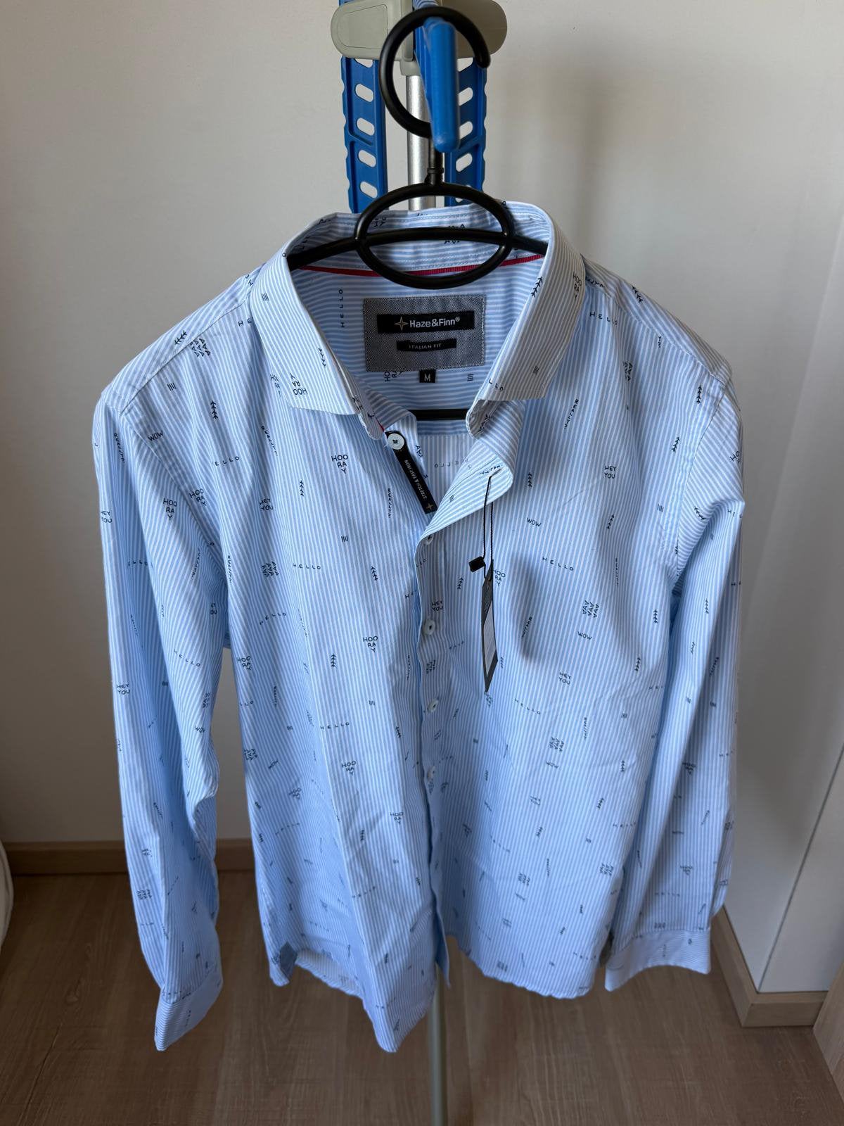 Nieuw herenhemd, Vêtements | Hommes, Chemises, Enlèvement ou Envoi, Neuf, Bleu, Tour de cou 39/40 (M)