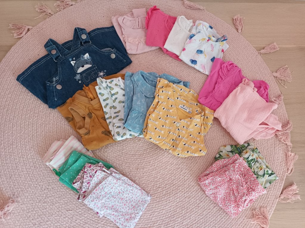 Set maat 80, Kinderen en Baby's, Ophalen, Zo goed als nieuw, Meisje, Setje