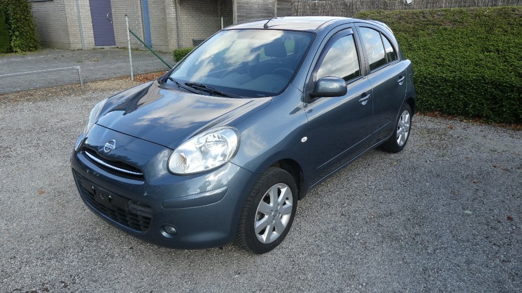 NISSAN MICRA 1.2I, Auto's, Voorwielaandrijving, Euro 5, Stof, Zwart