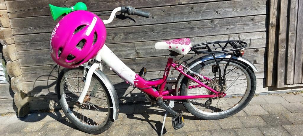 Meisjesfiets 20 inch met helm, Ophalen, 20 inch, Versnellingen