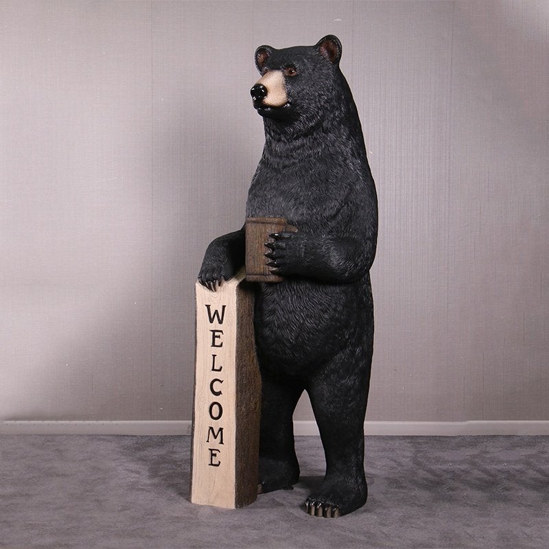 Bear Grizzly Welcome beer — 183 cm, Ophalen, Nieuw