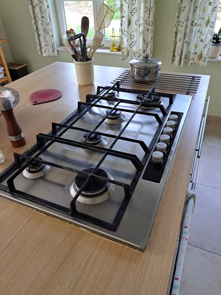 inbouw gasfornuis AEG, Ophalen, Gebruikt, Minder dan 85 cm, 60 cm of meer