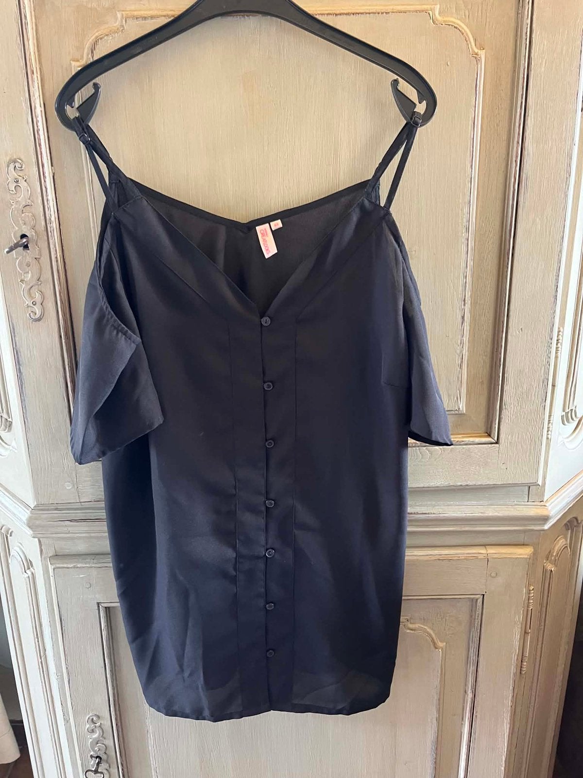 Top noir taille 44 Brand Greatlooks, Enlèvement ou Envoi, Comme neuf, Noir, Taille 42/44 (L)