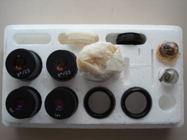 Microscoop Onderdelen LOT ZIP MBS-10 Kyowa Tokyo, Verzenden, Zo goed als nieuw, 400x tot 1000x, Onderdelen of Accessoires