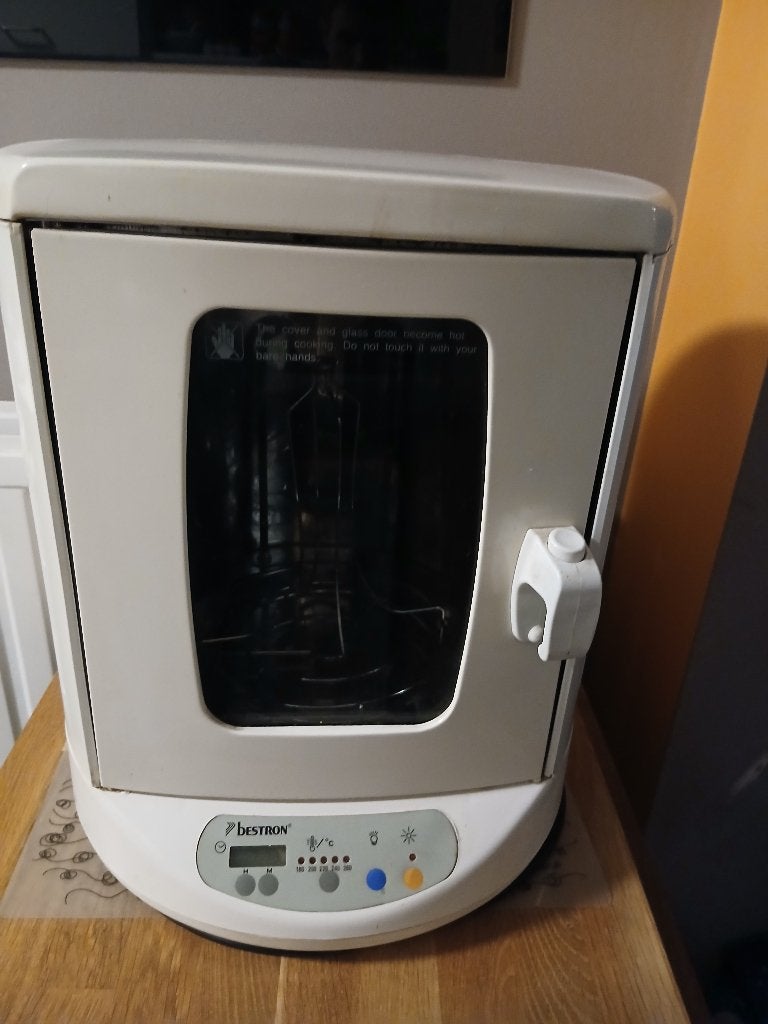 Bestron verticale koffiebrander, Ophalen, Hete lucht, Zo goed als nieuw, Oven met grill