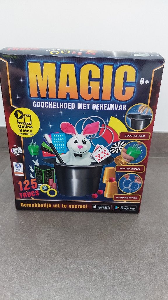Goocheldoos voor kinderen, Ophalen, Gebruikt, Andere