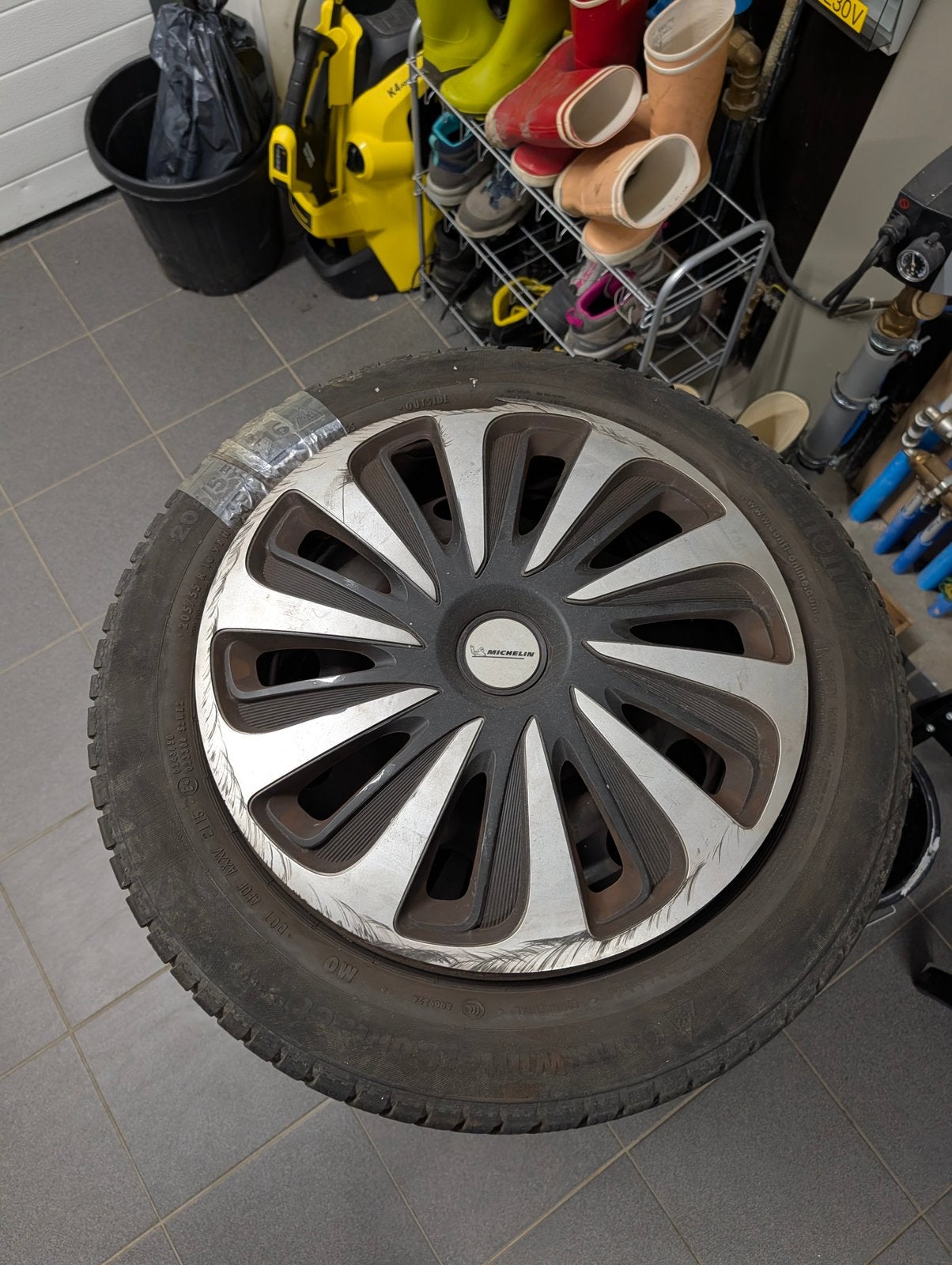 Pneus Hiver avec jantes acier - Peugeot 308, Autos : Pièces & Accessoires, Enlèvement, Pneus hiver, Pneu(s)