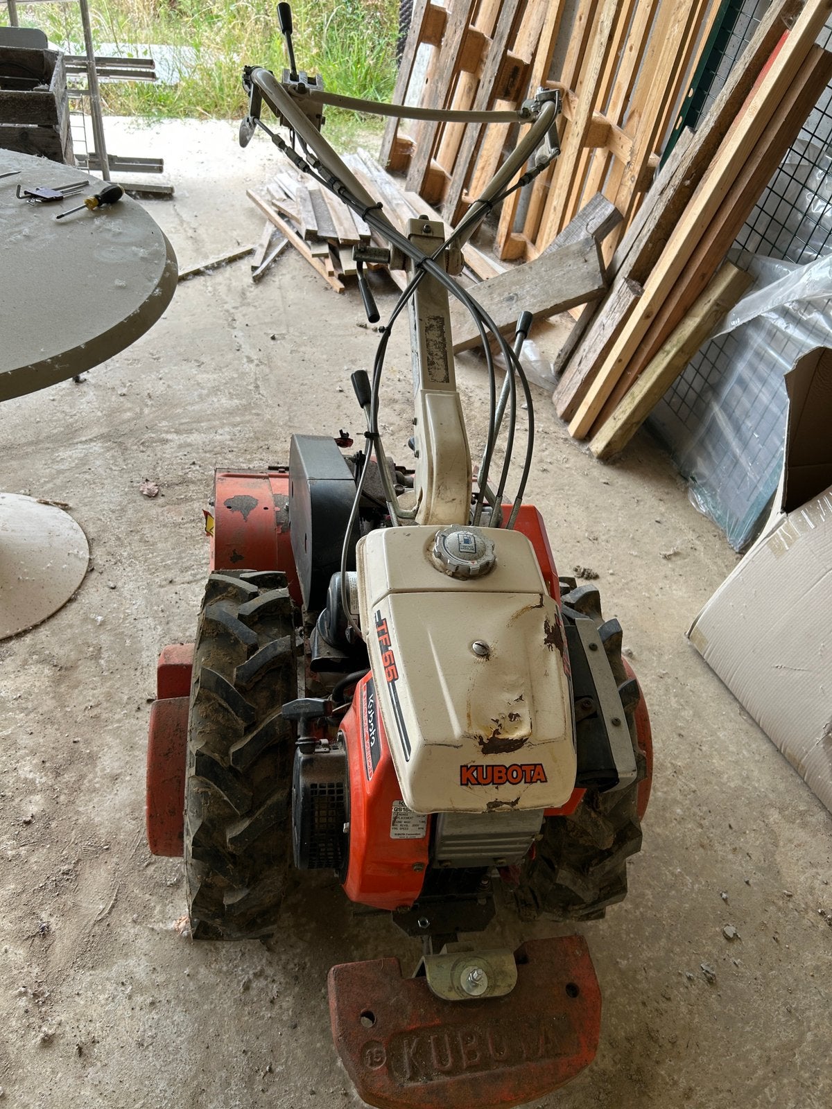Kubota tf55 met toebehoren!, Enlèvement, Utilisé, Essence