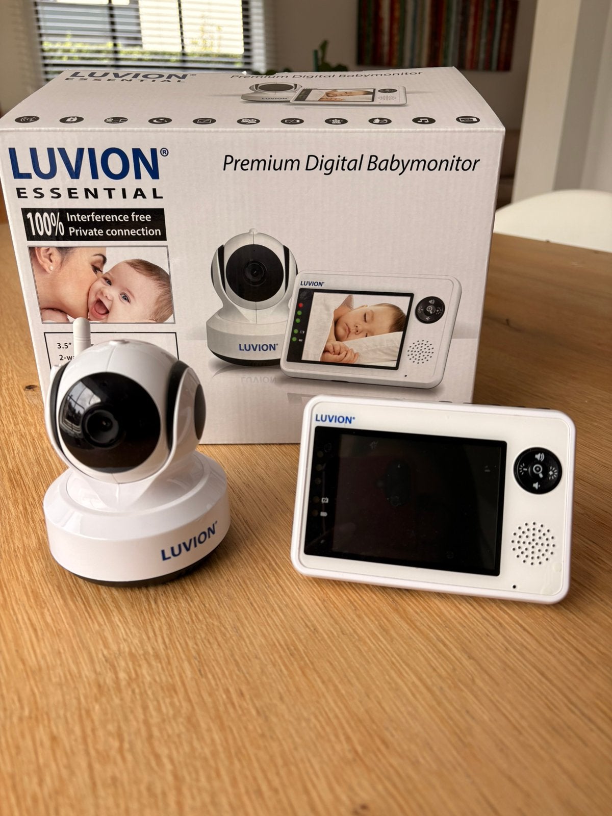Luvion Essential baby monitor, Kinderen en Baby's, Ophalen, Zo goed als nieuw