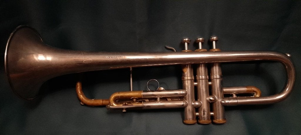 Persy Melody trompet – jaren 70, Ophalen, Gebruikt, Trompet in si bemol