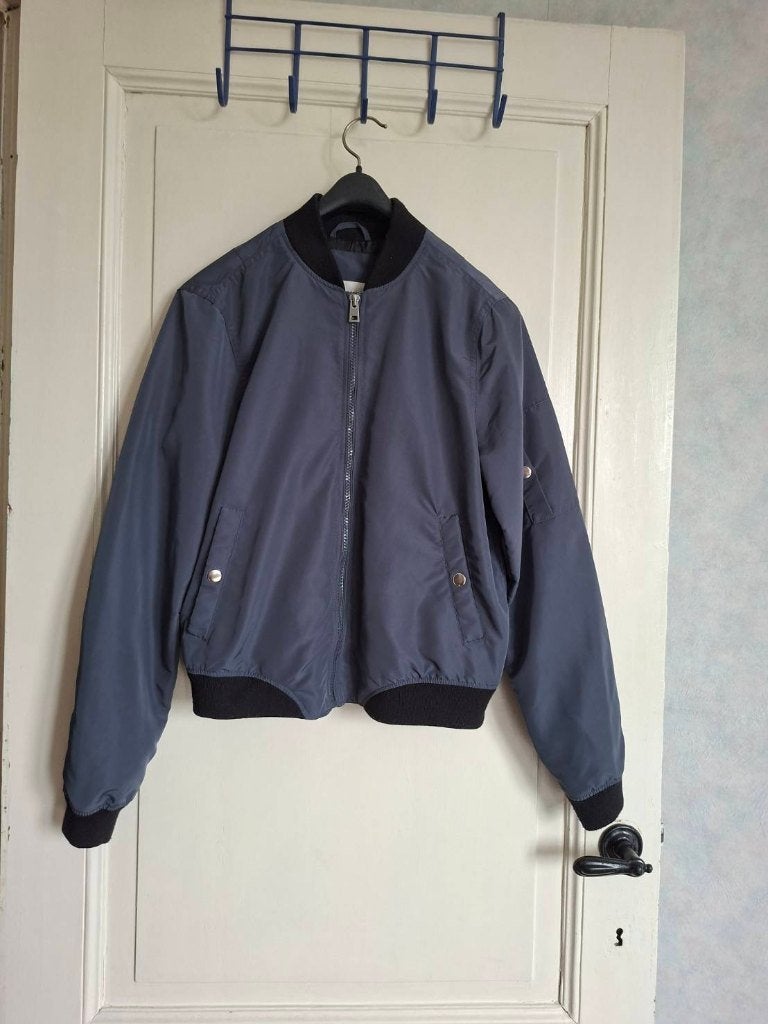 Veste bomber - Taille S, Kleding | Dames, Jassen | Zomer, Ophalen, Blauw, Vero Moda, Zo goed als nieuw
