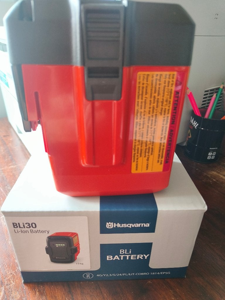 batterij BLI30 husqvarna, Jardin & Terrasse, Débroussailleuses, Enlèvement, Neuf, Électrique, Husqvarna
