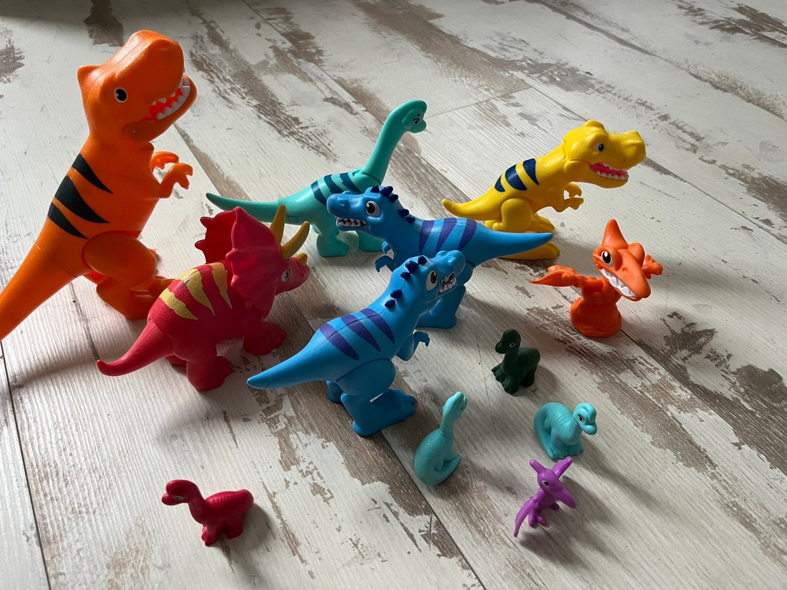 Set dino’s Paw Patrol, Kinderen en Baby's, Speelgoed | Actiefiguren, Ophalen, Zo goed als nieuw