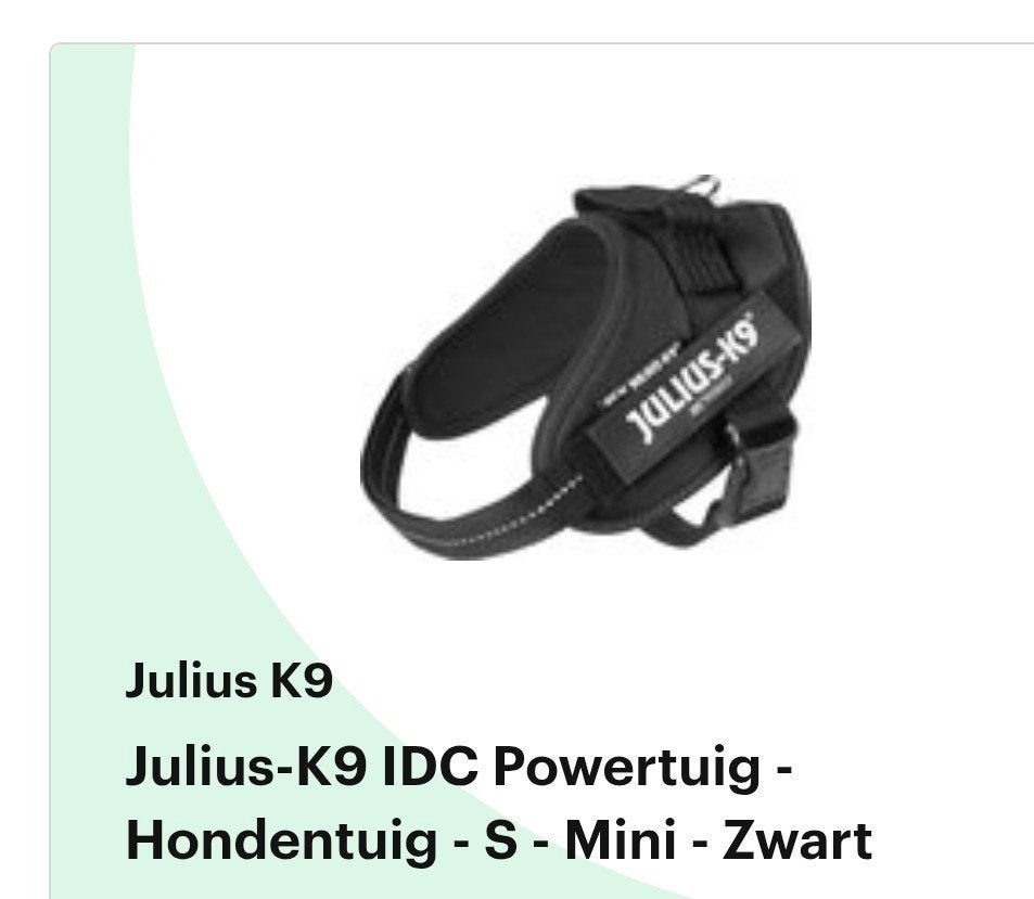 Hondentuig JULIUS-K9, Ophalen