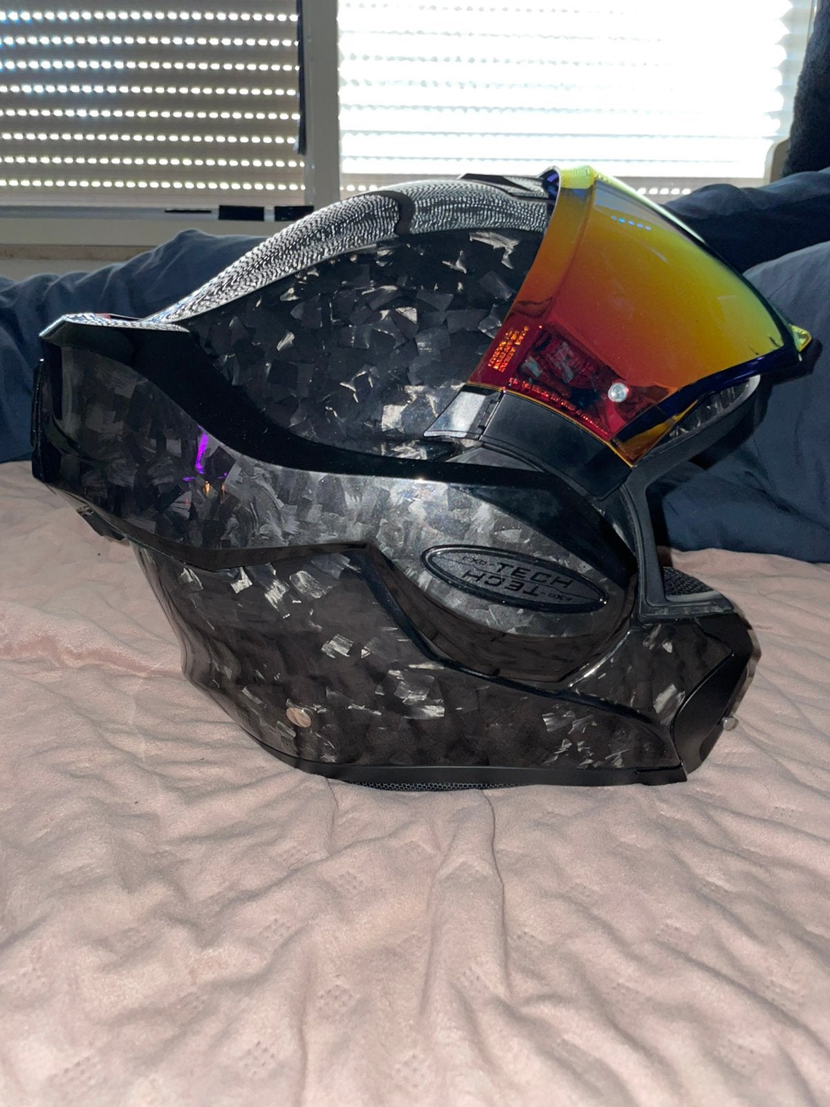 Scorpion Exo Tech Carbon ‘ONYX’ Maat XL, Sport en Fitness, Snowboarden, Ophalen of Verzenden, Zo goed als nieuw, Helm of Bescherming