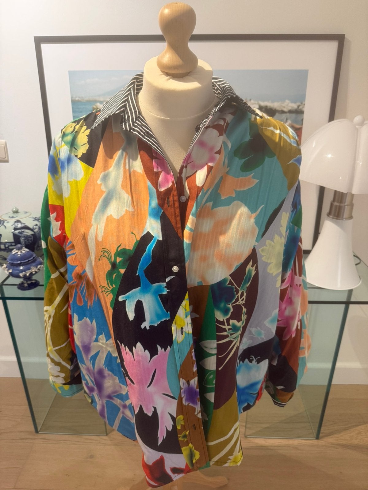 Leuk hemd essentiel oversized 2 kanten draagbaar, Kleding | Dames, Ophalen of Verzenden, Zo goed als nieuw, Maat 36 (S)