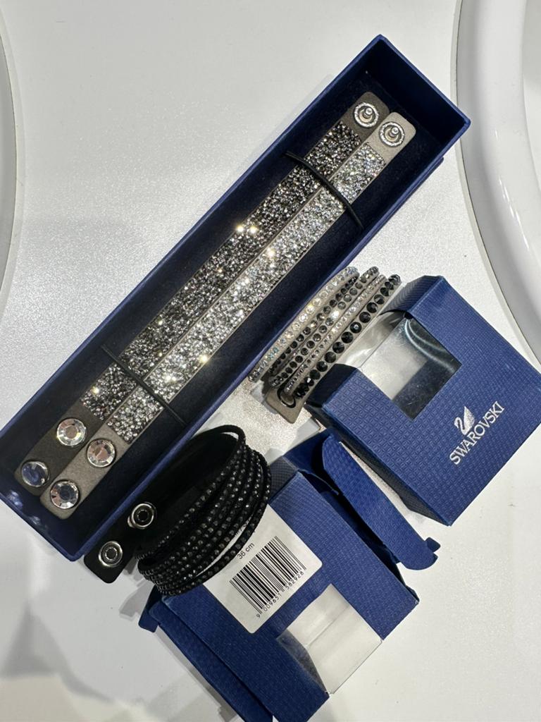 4 superbes bracelets Swarovski, Enlèvement ou Envoi, Comme neuf