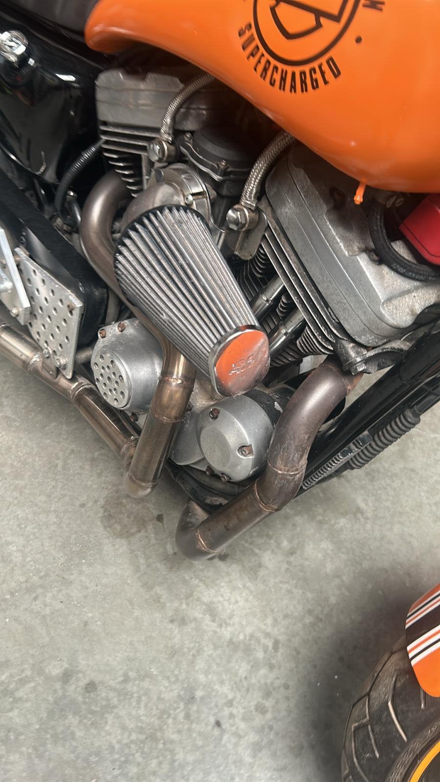 Harley, Motoren, Ophalen