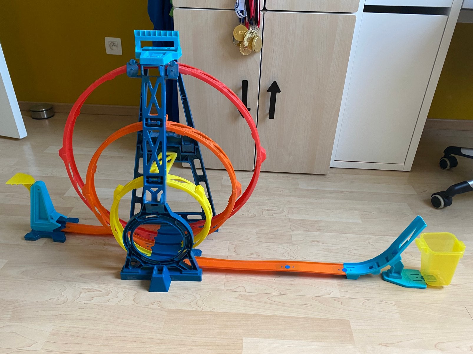 Racebaan hot wheels, Kinderen en Baby's, Ophalen, Hot Wheels, Racebaan, Gebruikt