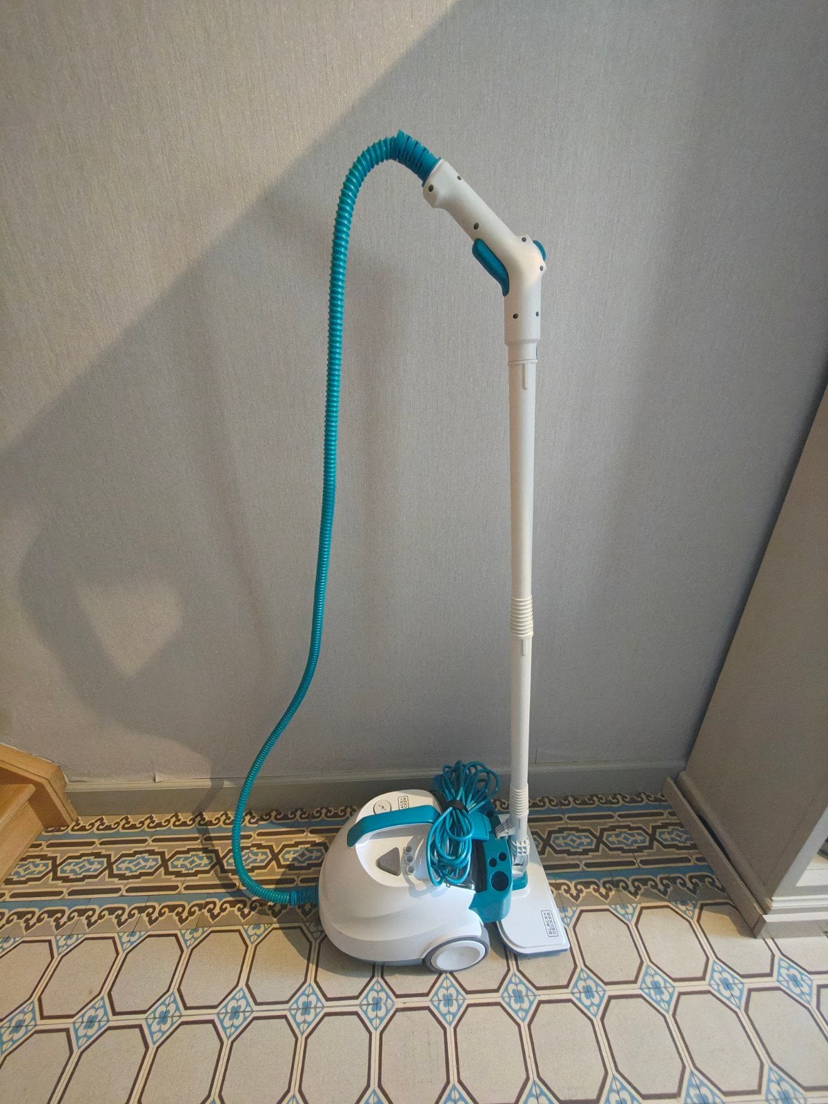 Black & Decker 2 in 1 steam mop met accessoires, Enlèvement, Nettoyeur à vapeur