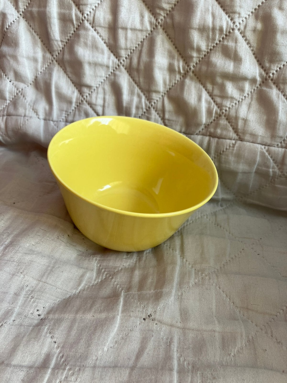 Pot de fleurs - jaune d'été - imperméable, Moins de 30 cm, Enlèvement ou Envoi, Intérieur, Rond