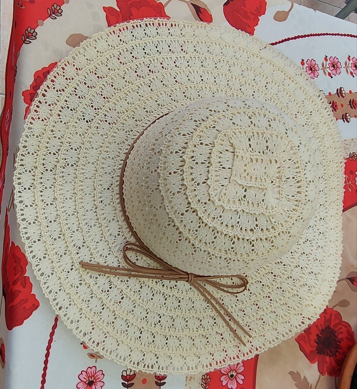 chapeau de soleil, Kleding | Dames, Hoeden en Petten, Ophalen of Verzenden, Hoed