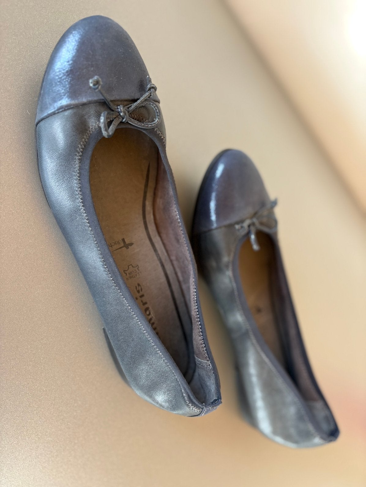 Taris ballerinas in marine blauw !!!, Ballerina's, Gedragen, Verzenden, Blauw