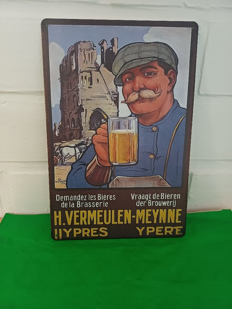 Bier reclamebord mancave, Verzamelen, Verzenden, Reclamebord