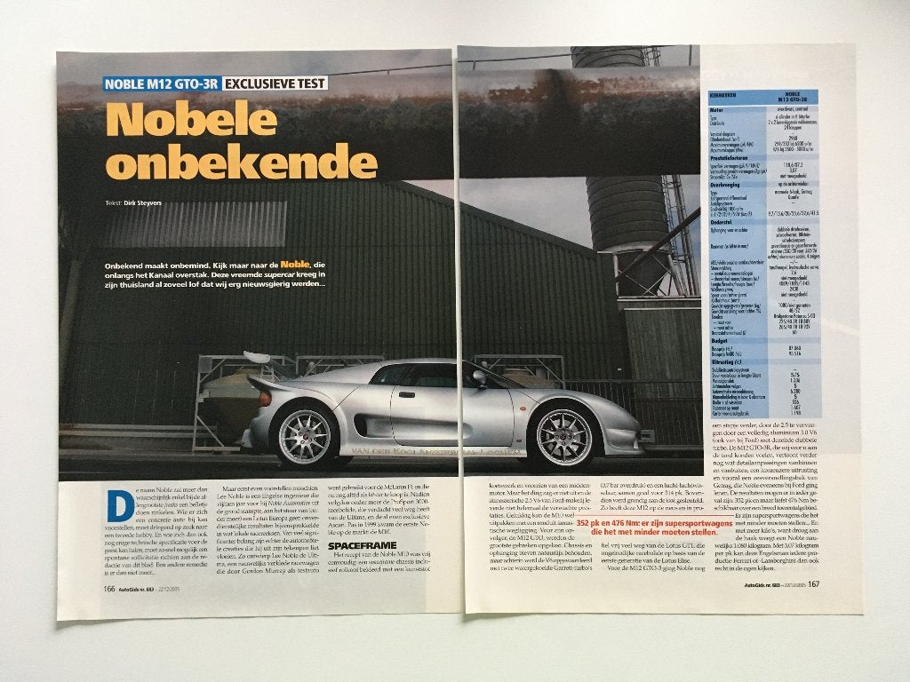 Article Noble M12 GTO-3R, Enlèvement ou Envoi, Comme neuf, Autres marques
