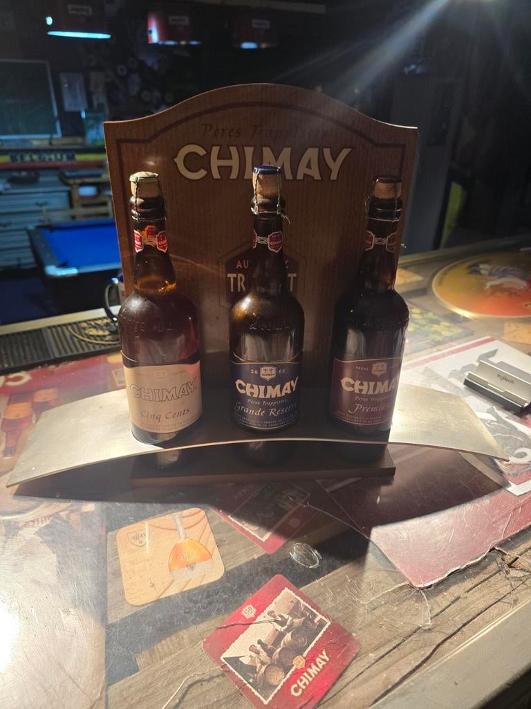 Présentoir CHIMAY, Collections, Marques de bière, Enlèvement
