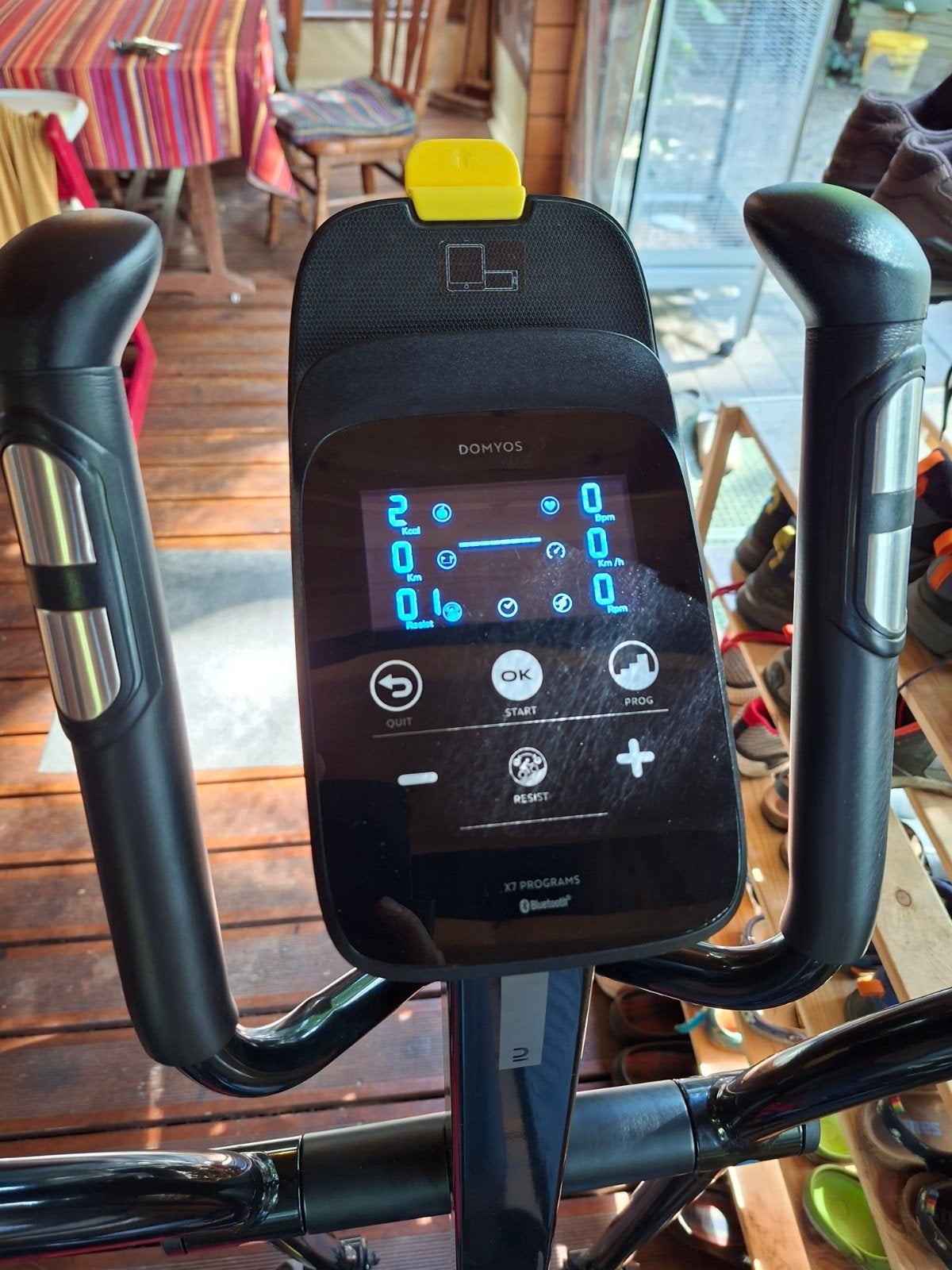 Domyos 520 Zelfaangedreven Crosstrainer, Sports & Fitness, Appareils de fitness, Comme neuf, Enlèvement, Métal, Vélo elliptique