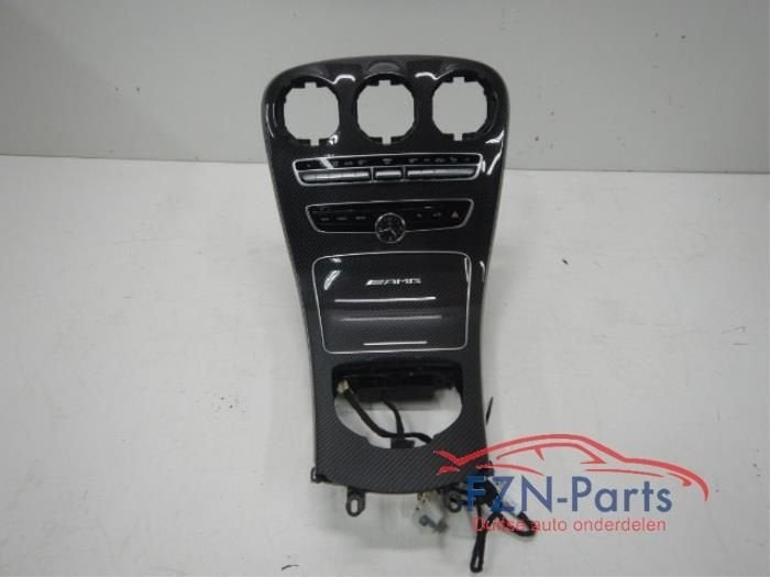 Mercedes-Benz C-Klasse W205 C63 C43 AMG Middenconsole Carbon, Enlèvement ou Envoi, Utilisé