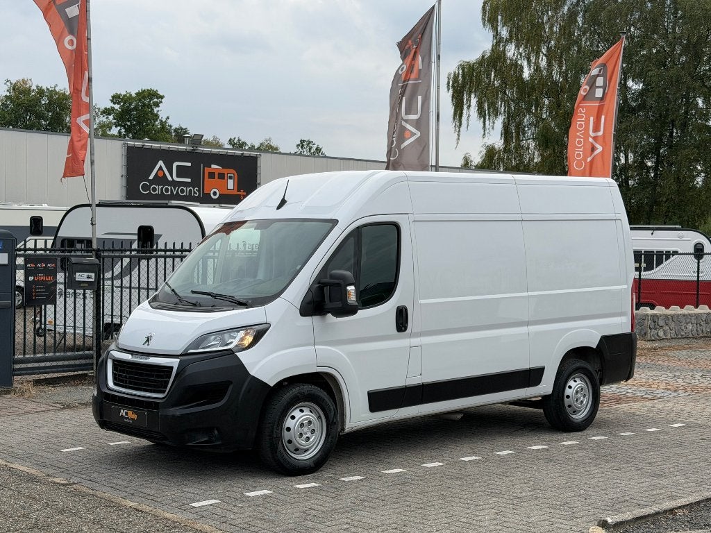 ✅Peugeot Boxer 2.2HDi L2H2/Airco/GARANTIE/Navi/Cruise/Trekh., Voorwielaandrijving, Stof, 4 cilinders, Wit