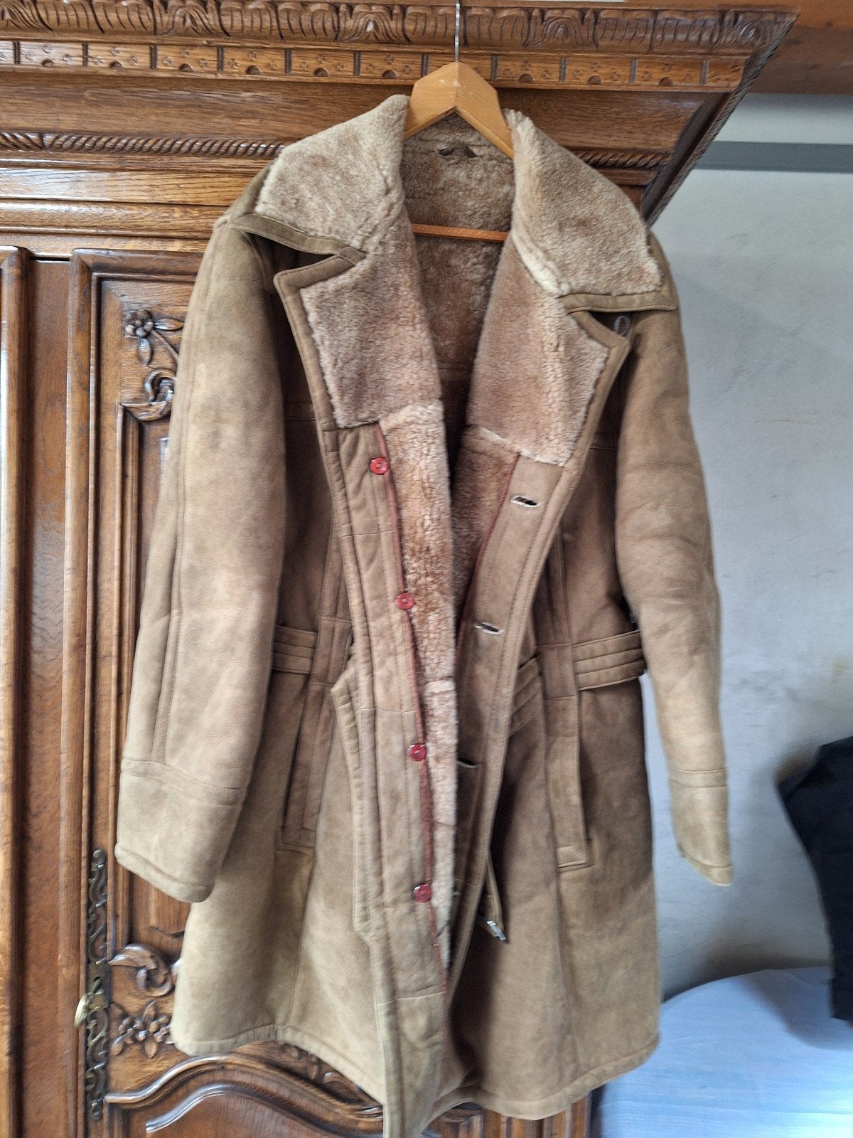 Heren mantel in lamsvacht maat L  bruin
•
5mnd
Biezewei, Kleding | Heren, Ophalen, Maat 52/54 (L)