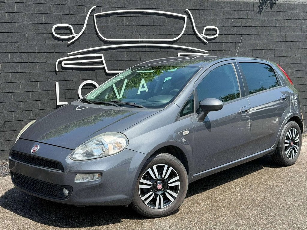 Fiat Punto 1.2i+AIRCO+JANTES+EURO 6B, Argent ou Gris, Achat, 50 kW, Euro 6
