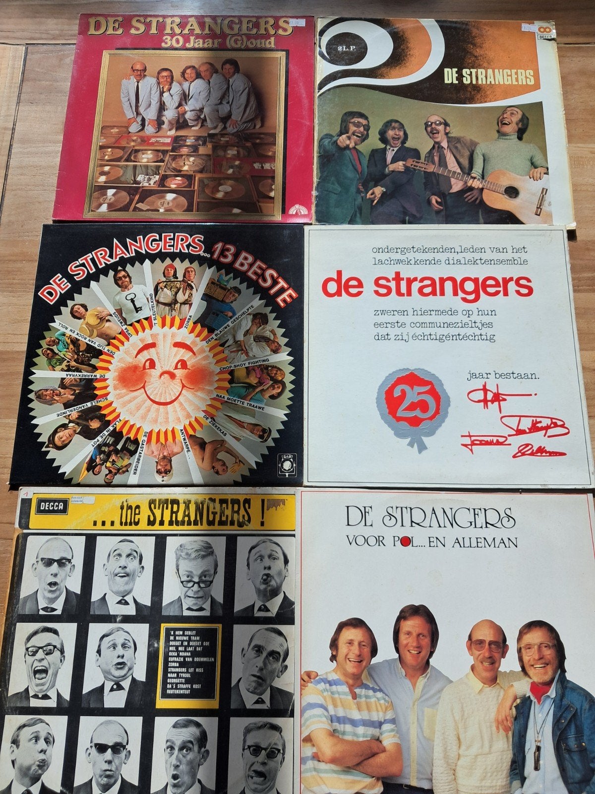 9 lp's De Strangers, CD & DVD, Enlèvement ou Envoi, Chanson réaliste ou Smartlap, Utilisé, LP
