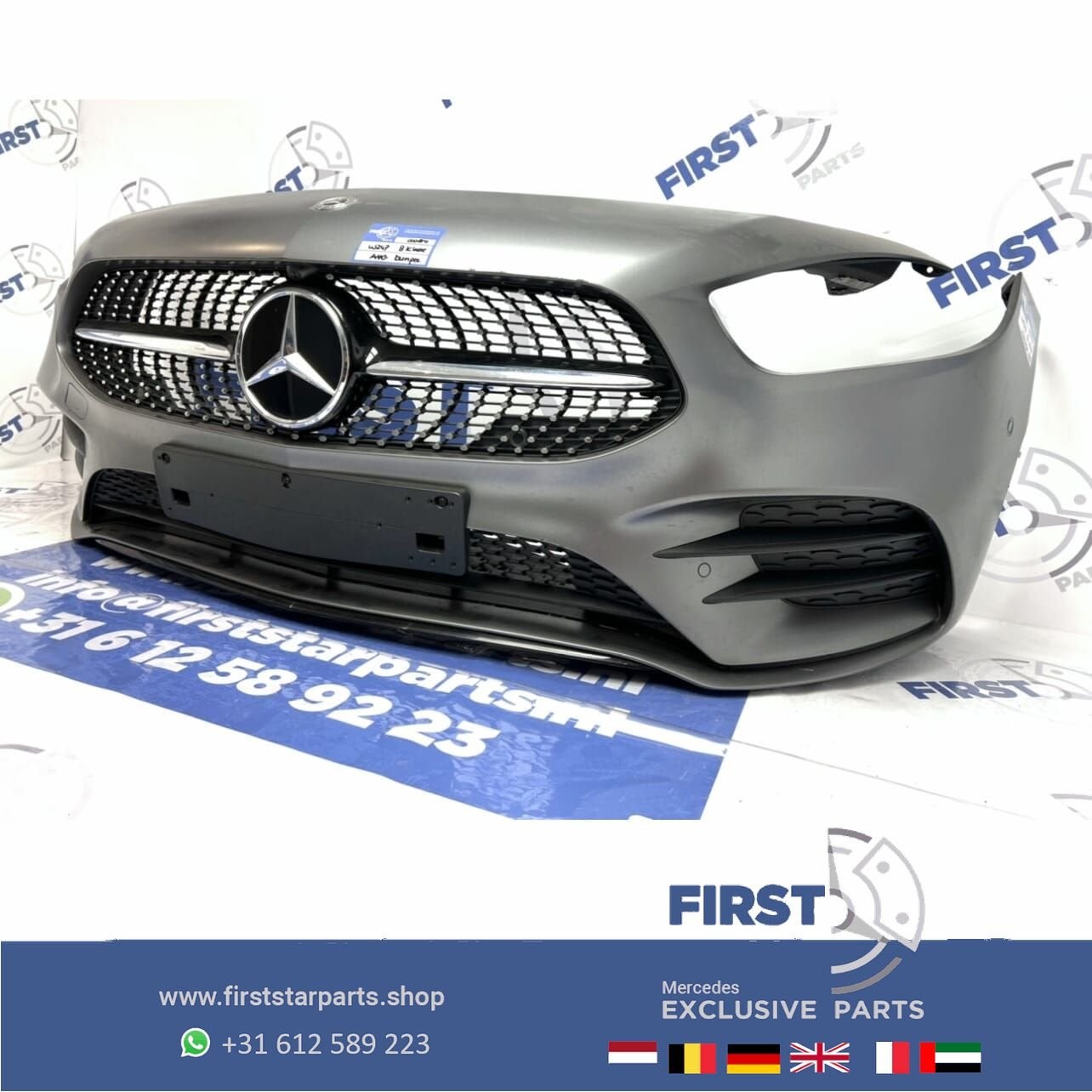 W247 B KLASSE AMG VOORBUMPER COMPLEET + DIAMOND GRIL MAGNO G, Utilisé, -, Avant, -