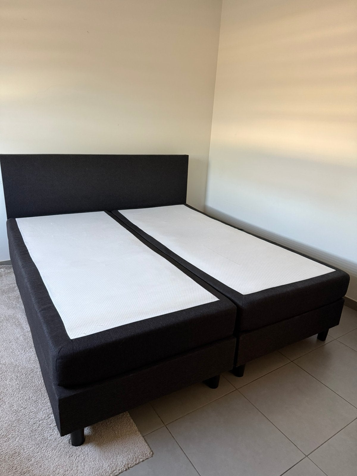 Boxspring 180x200, Huis en Inrichting, Ophalen, Gebruikt, Tweepersoons, 180 cm