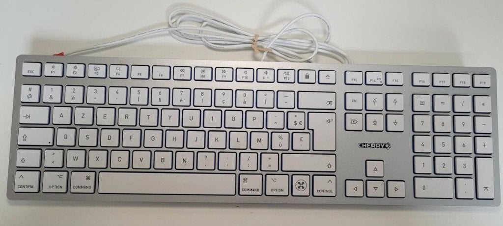 clavier apple cherry azerty, Informatique & Logiciels, Claviers, Neuf, Multi-appareil, Enlèvement ou Envoi, Azerty