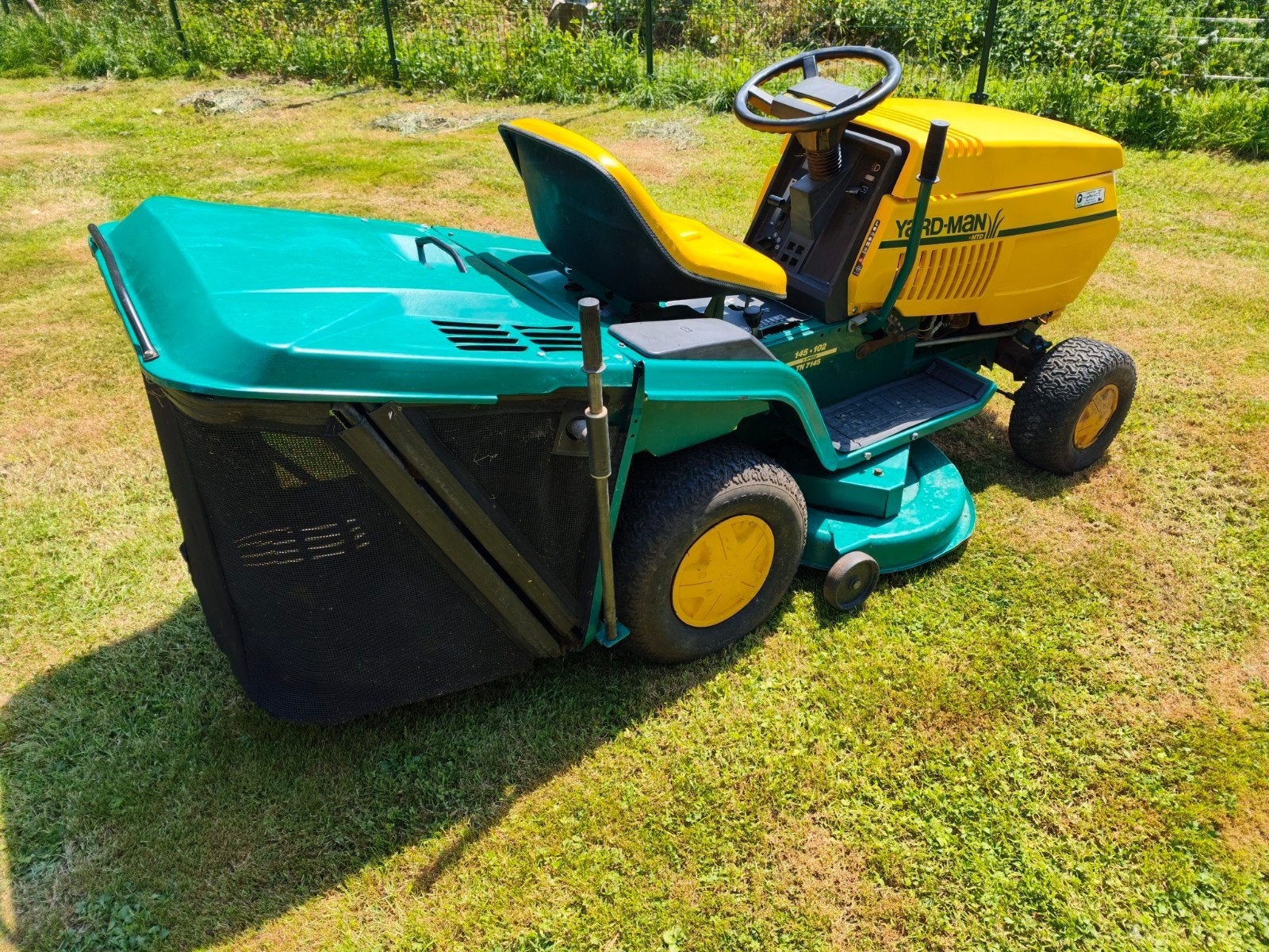 tracteur tondeuse 14.5cv Intek Transmatic, Jardin & Terrasse, Tondeuses autoportées, Utilisé, Yard, Démarrage électrique, 90 à 120 cm