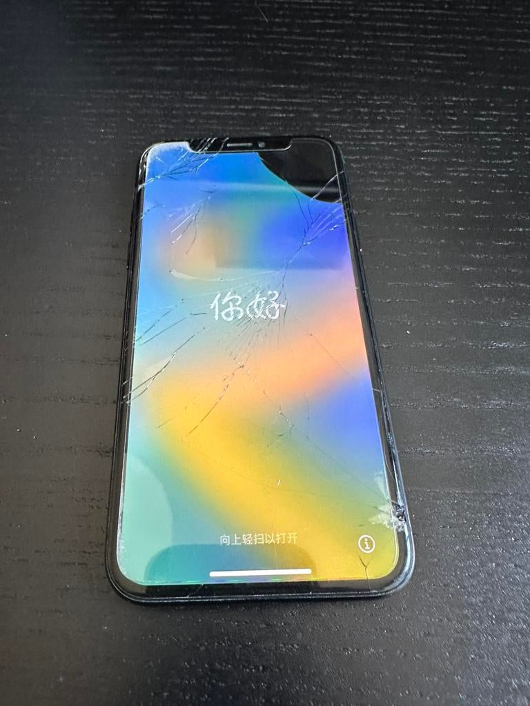 Iphone X - 256Gb - Met hoesje - gereset en gebruiksklaar, Telecommunicatie, Mobiele telefoons | Apple iPhone, Gebruikt, Zwart