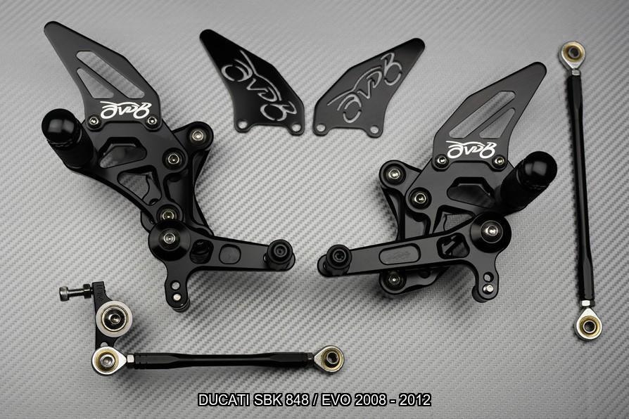 Platine Commandes Reculées DUCATI SBK 848 / EVO 2008 - 2012, Motos, Enlèvement ou Envoi, Neuf