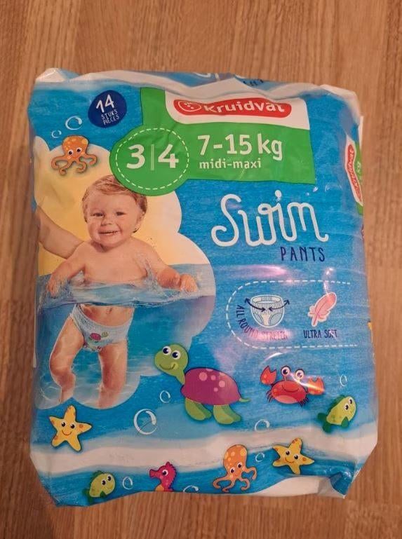 Couches de bain Kruidvat taille 3/4 (7-15 kg), Enfants & Bébés, Neuf, Garçon ou Fille, Enlèvement ou Envoi, Kruidvat