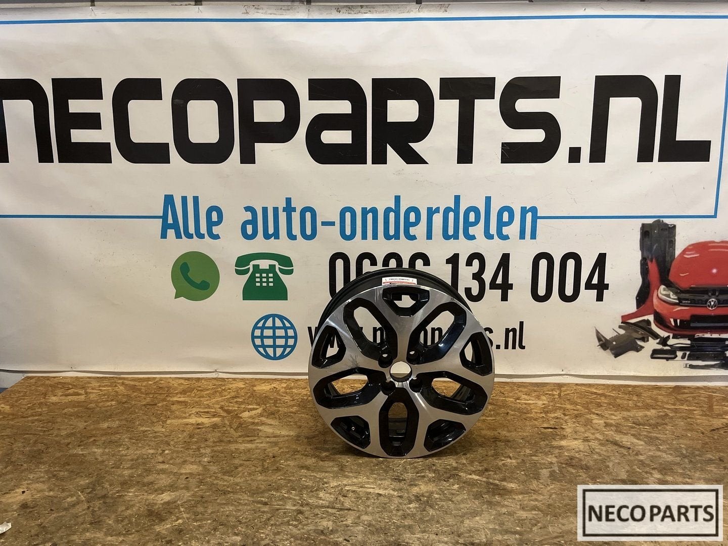 RENAULT CLIO CAPTUR VELG ORIGINEEL 6.5 J17, Auto diversen, Autogereedschap, Gebruikt, Ophalen of Verzenden