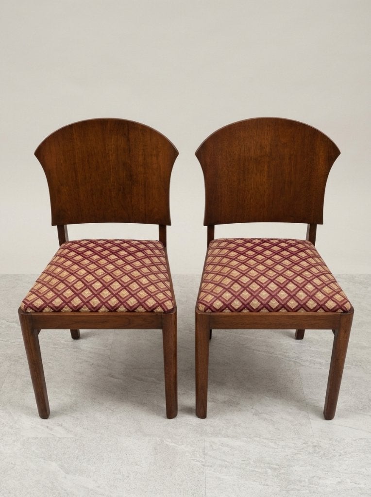 Set van 2  Art Deco / Mid-Century Stoelen – Jaren '30-'50, Ophalen