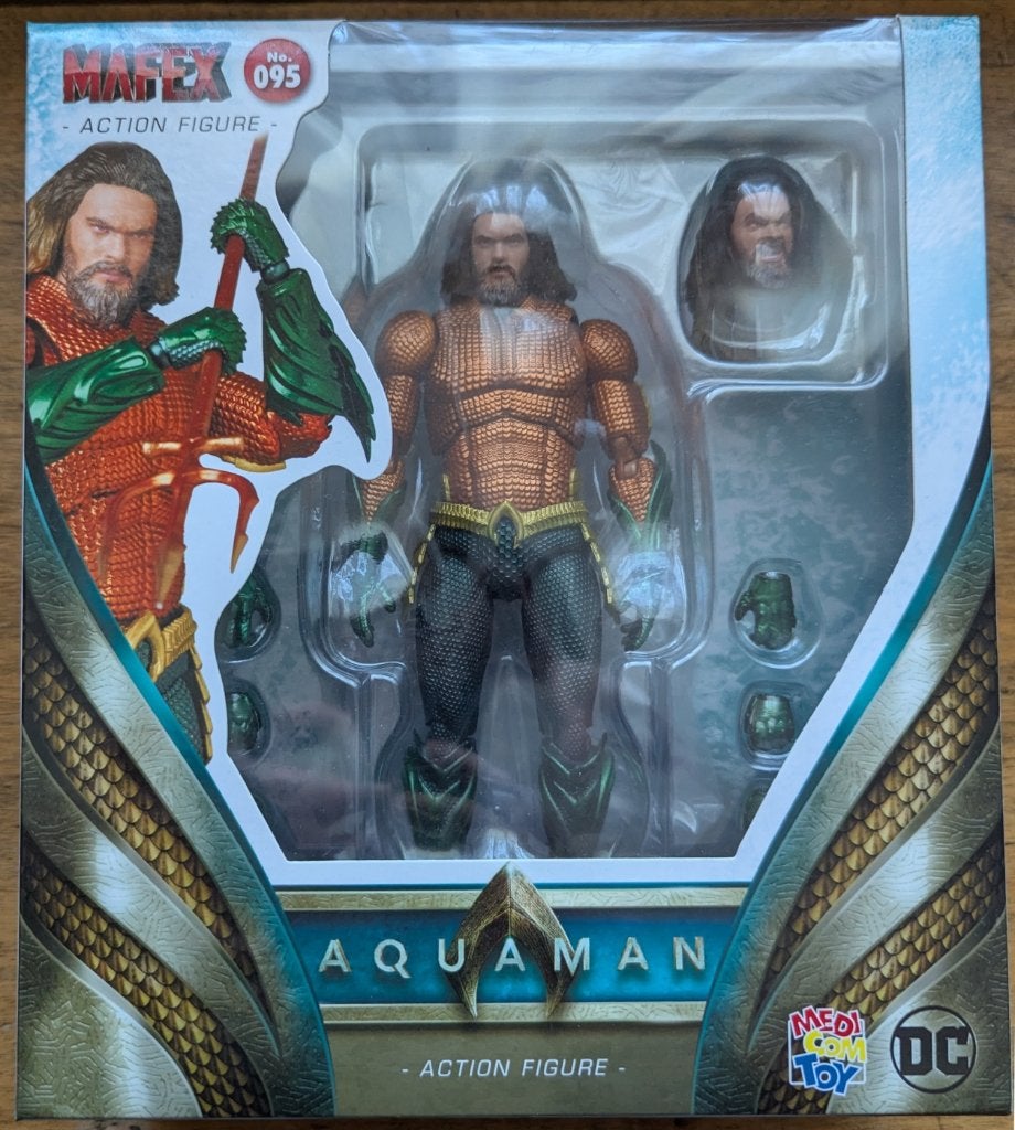 Medicom Toy MAFEX 095 Aquaman, Envoi, Comme neuf