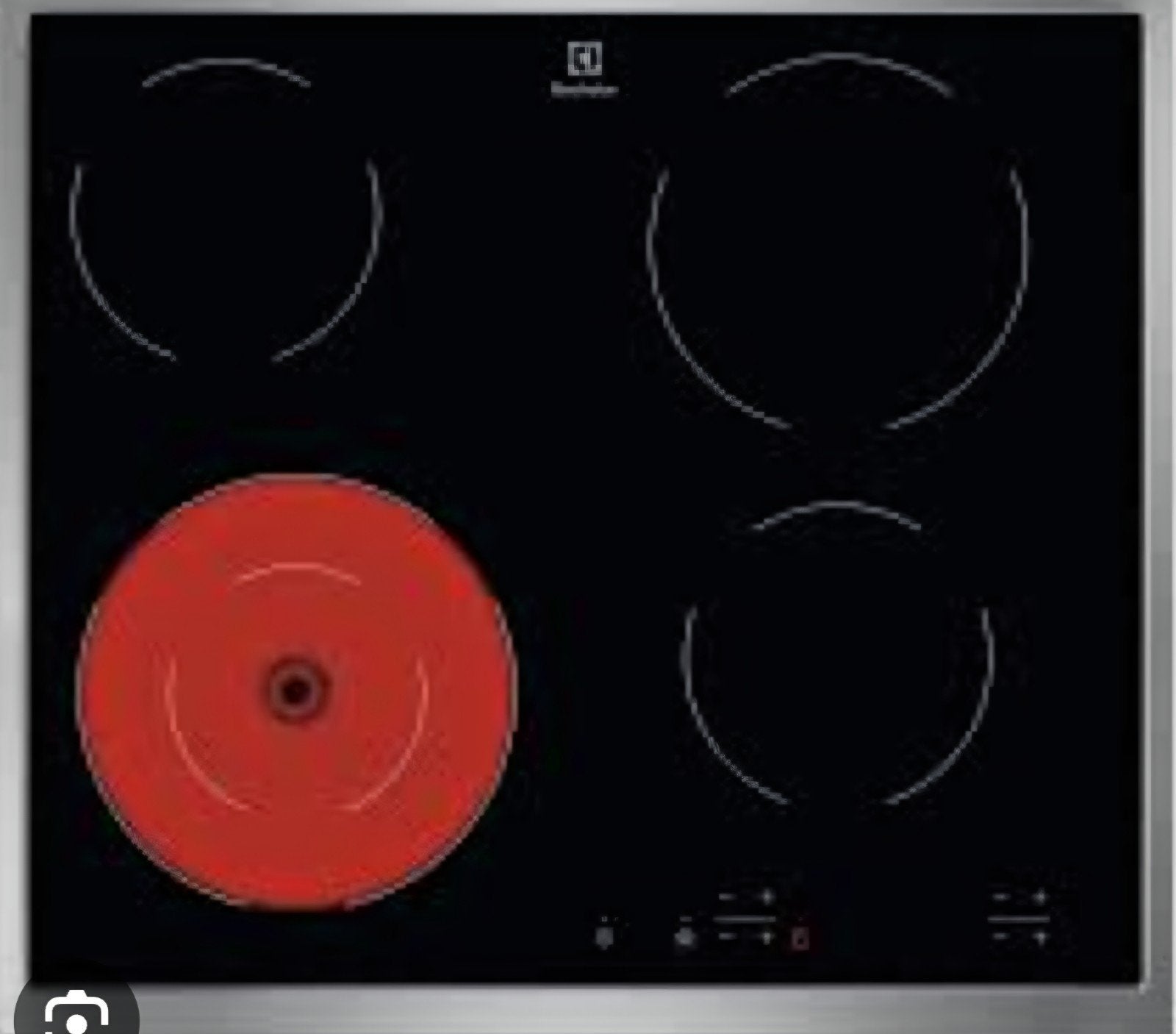 elektrolux kookplaat, Keramisch, Nieuw, Inbouw, 4 kookzones