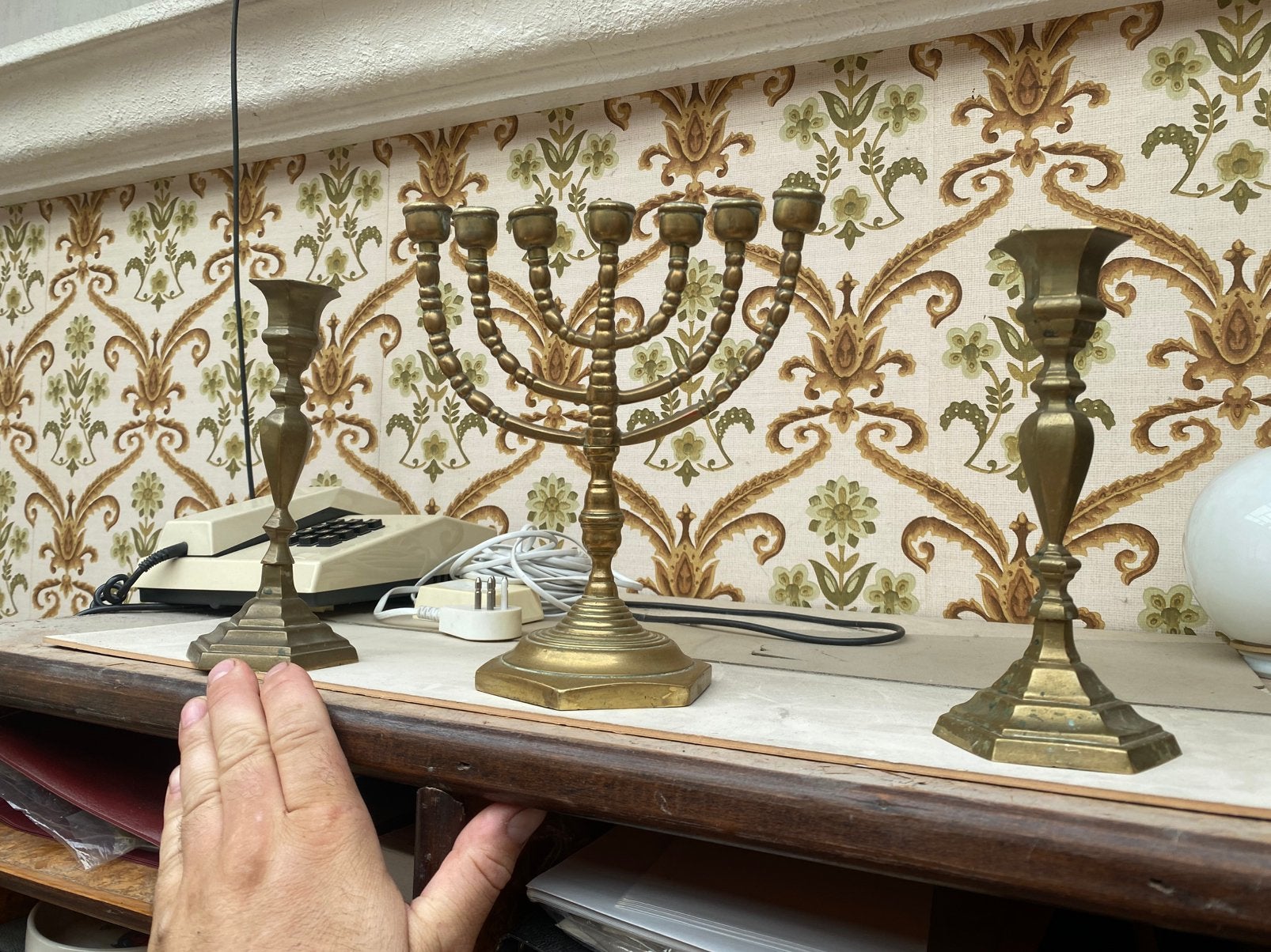 Chandelier Menorah religieux, Enlèvement ou Envoi