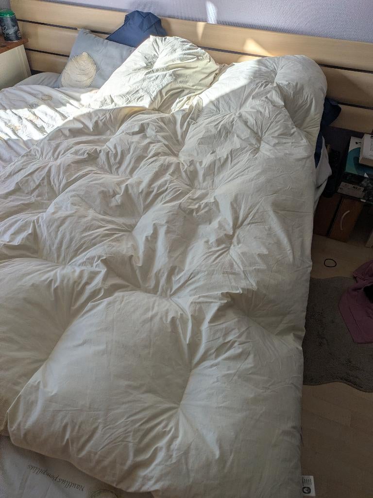 Edredon de duvet pour lit de 1 personne, Maison & Meubles, Beige, Enlèvement, Couverture ou Couette, Une personne